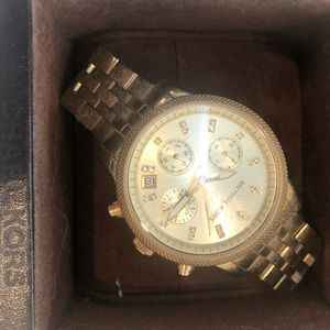 Gold Michael Kors watch